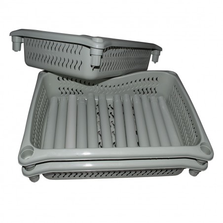 Chariot modulaire jusqu’à 4 paniers de fruits avec 36 x 28 x 9,5h cm