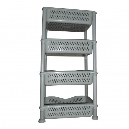 Chariot modulaire jusqu’à 4 paniers de fruits avec 36 x 28 x 9,5h cm