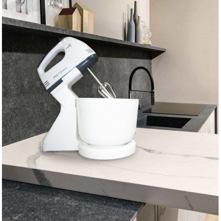 MASTER Mixer Pétrissage, battre et fouetter avec bol KM502 rotatif 150Watt , 2lt