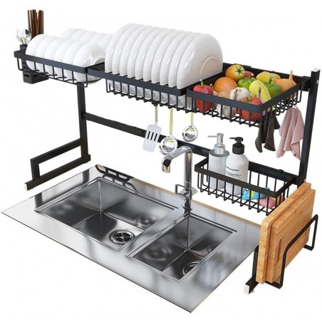 Emay égouttoir 71,5x45h cm acier 980028 de dessus évier vaisselle