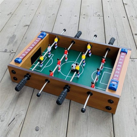 Table de Football Babyfoot 539706 table avec 2 boules 51x51x10h cm