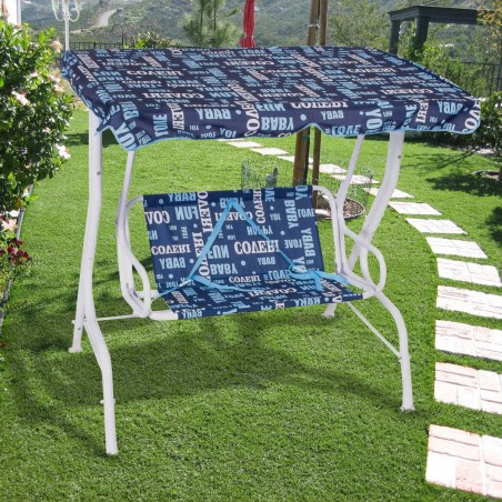 Enrico Coveri à bascule 2 places 3177196 enfants 113x12xh45 cm BLEU