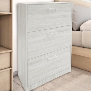 TWICE Chaussures 3 portes pliantes 63x24xh120 cm en bois... 2