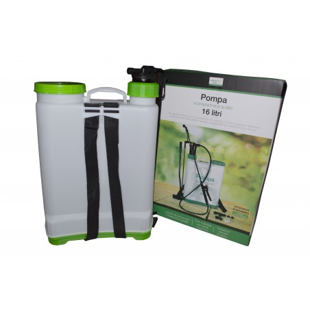 GARDENGO Pulvérisateur Pompe à pression à l’épaule 16 litres et 3 buses 4,5 bar