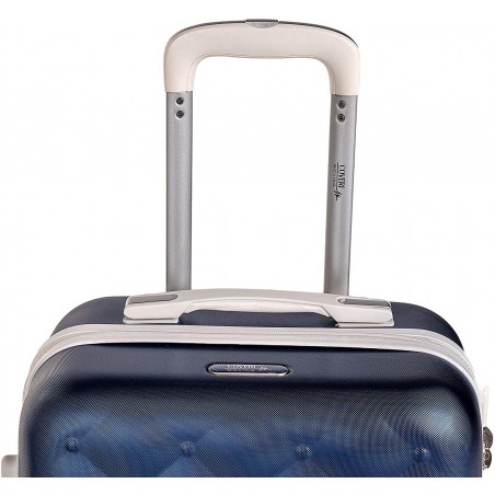 Coveri Collection Set 3 voyage trolley ABS 6065015 BERLIN Bleu et Blanc