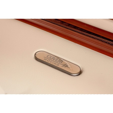 Coveri Collection Set 3 voyage trolley ABS 6065013 BERLIN Beige et Marron