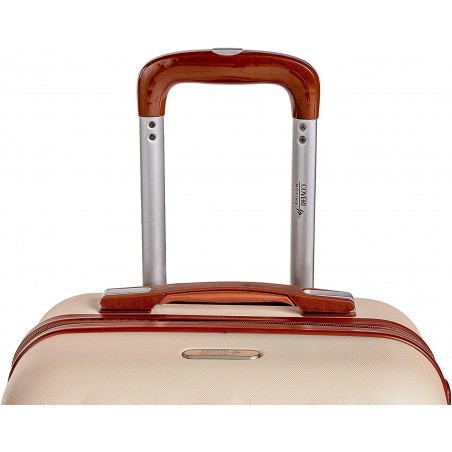 Coveri Collection Set 3 voyage trolley ABS 6065013 BERLIN Beige et Marron