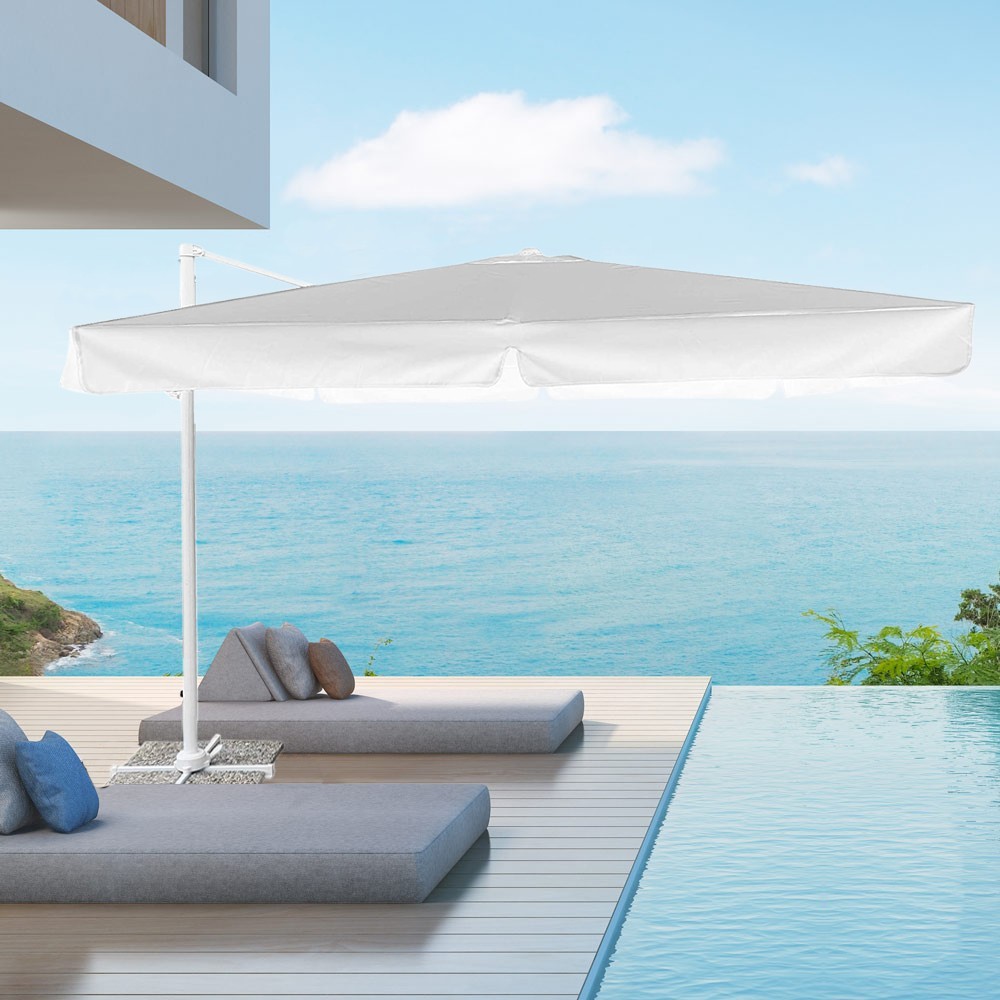 FUBUCA Parasol VENISE bras décentralisé carré...