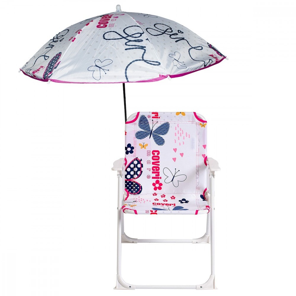 Enrico Coveri 3177190 chaise et parasol enfants 38x25x52 Cm plage
