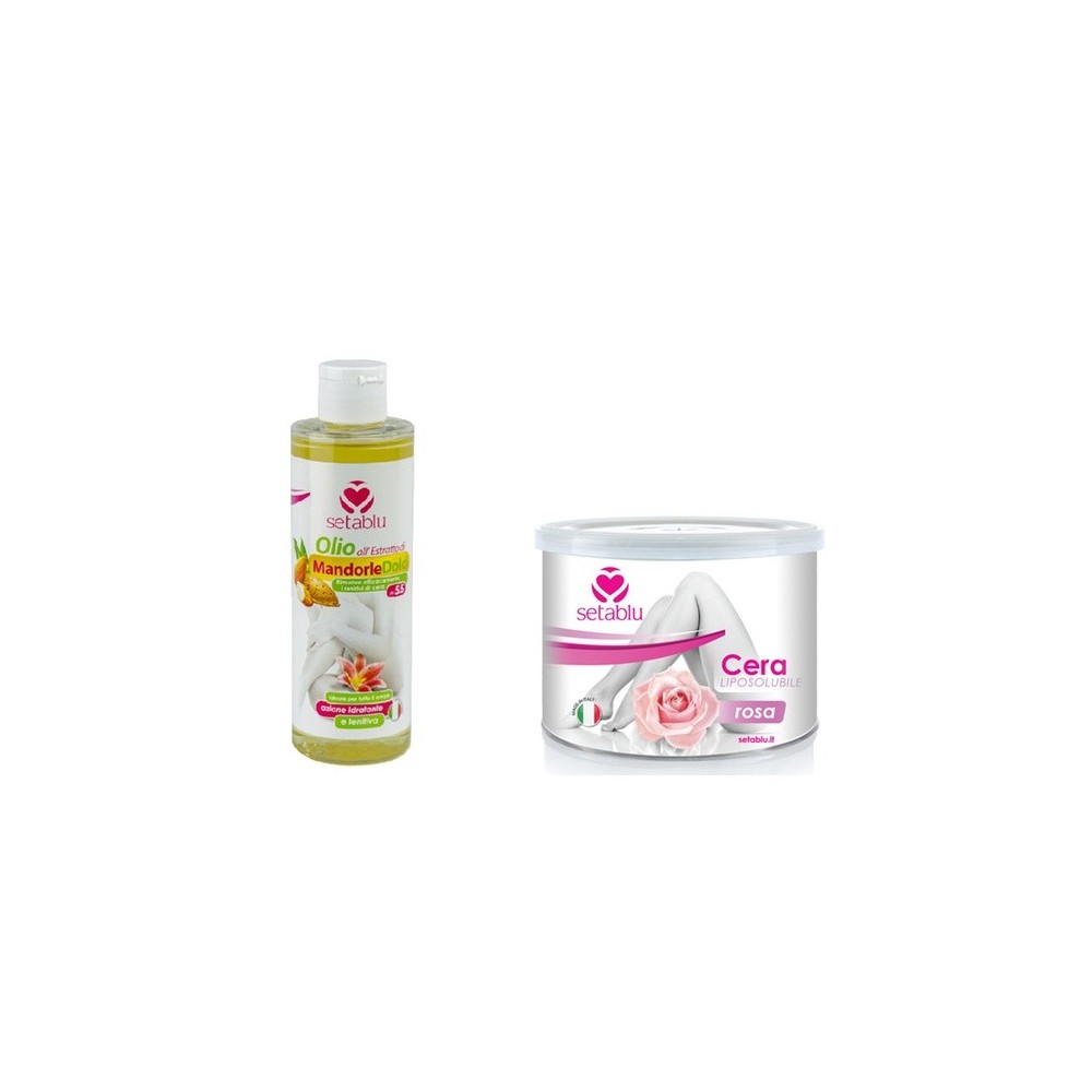 Kit SETABLU cire peaux sensibles, huile...