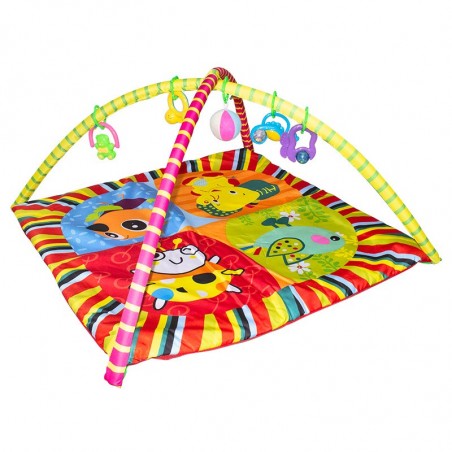 Tapis d’activité avec 5 hochet Tu Jeux 121418 jeu enfants 83x83 cm
