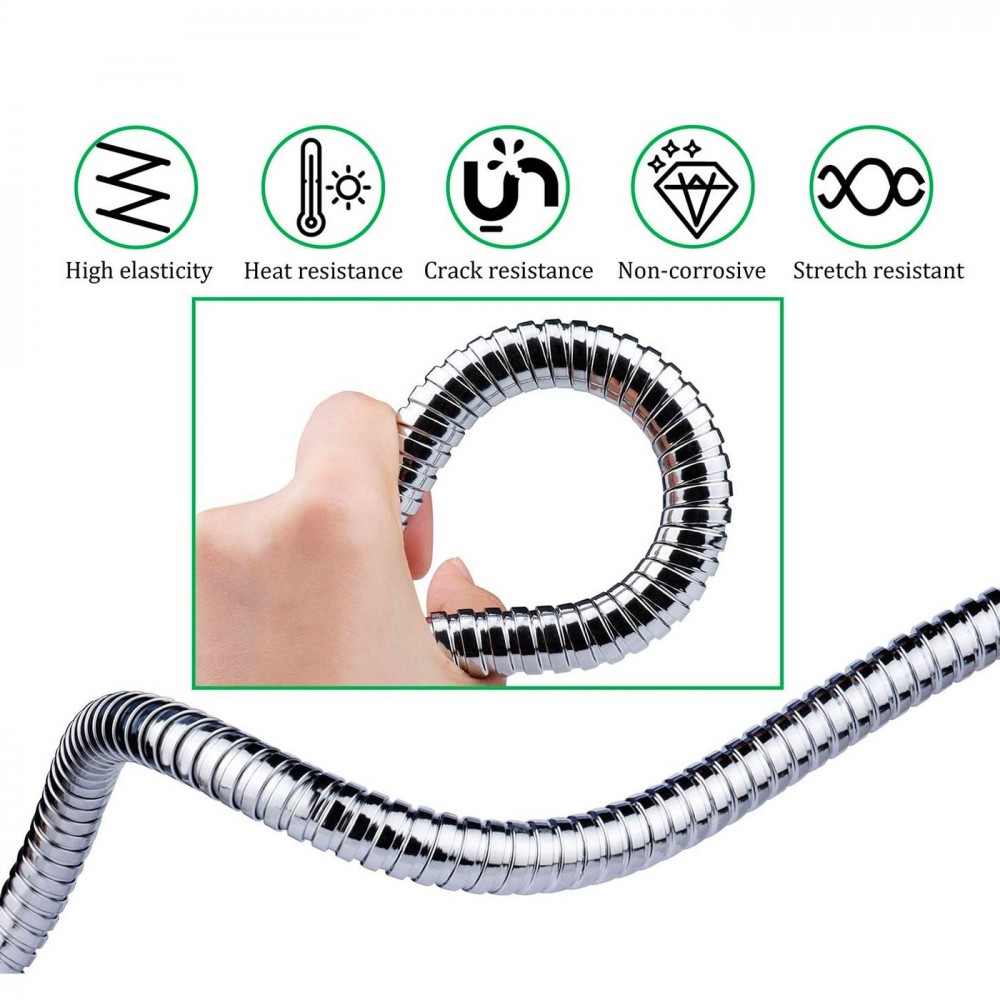 RILUX Flexible 150 cm en métal pour douche...