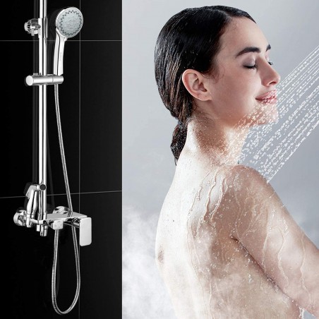 RILUX Flexible 150 cm en métal pour douche 368455 avec raccord 1/2"