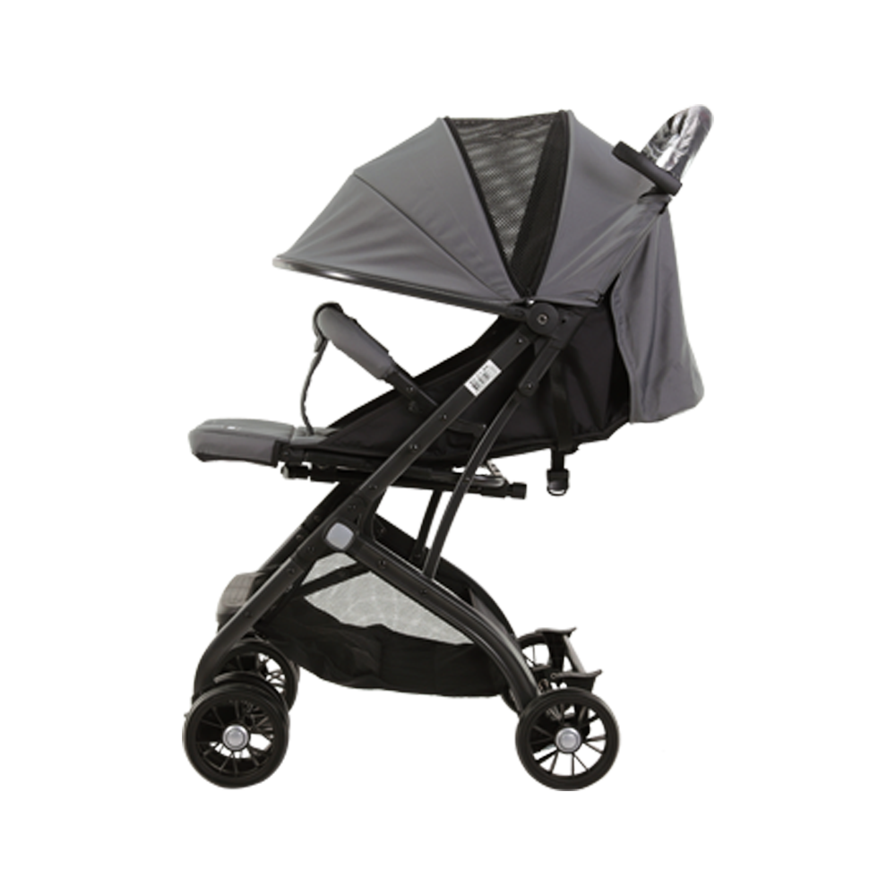 Poussette NUNU' BUGSY NU-C1-BK OXFORD GRAY 516636 pliage Chariot couvre-jambes