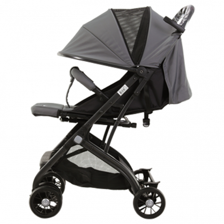 Poussette NUNU' BUGSY NU-C1-BK OXFORD GRAY 516636 pliage Chariot couvre-jambes