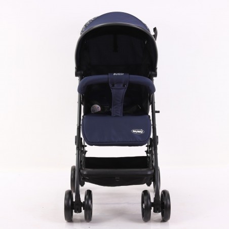 Poussette NUNU' BUGSY NU-C1-BL couleur BLEU pliant 516629 Chariot couvre-jambes