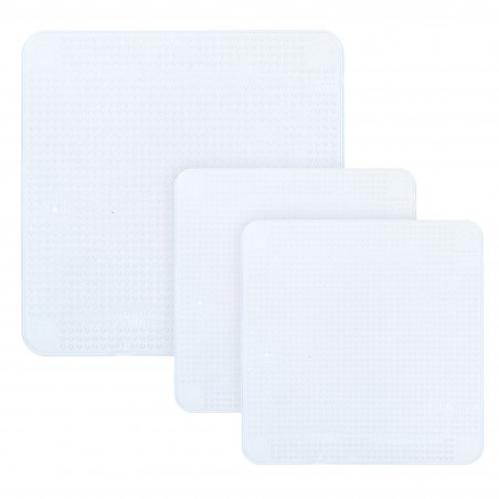 Ensemble de 3 bouchons de silicone réutilisables et mastics pour alimentaires