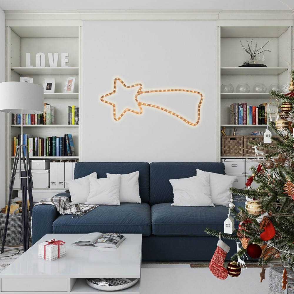 75181 Etoile filante de Noël lumière CHAUDE...