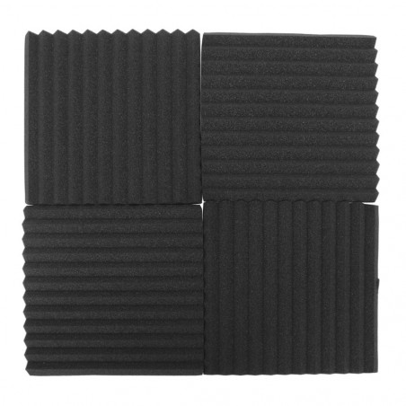 FUBUCA Kit 12pz Panneaux insonorisants en polyuréthane expansé 300x300x250m