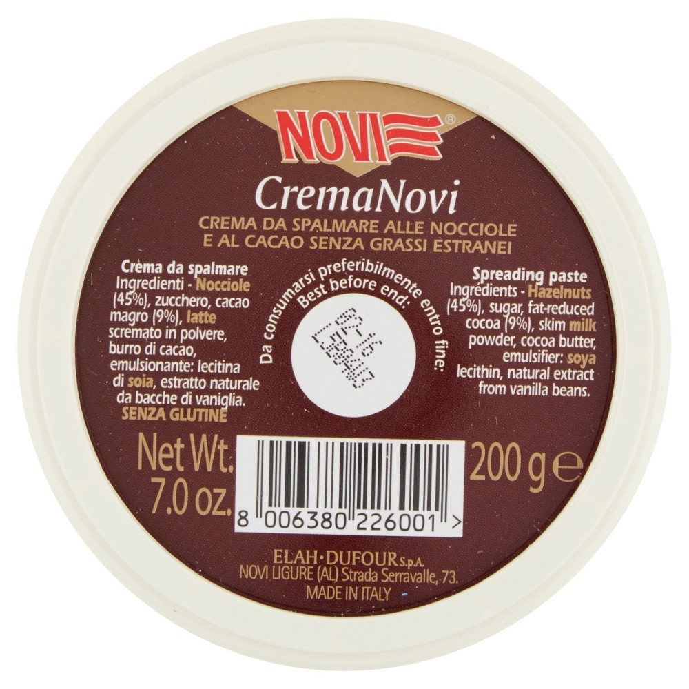Nouveau Crème Tartinable pot de noix de 200 gr