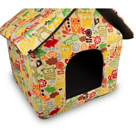 901064 Panier doux en forme de niche FANTASY pour les petits chiens