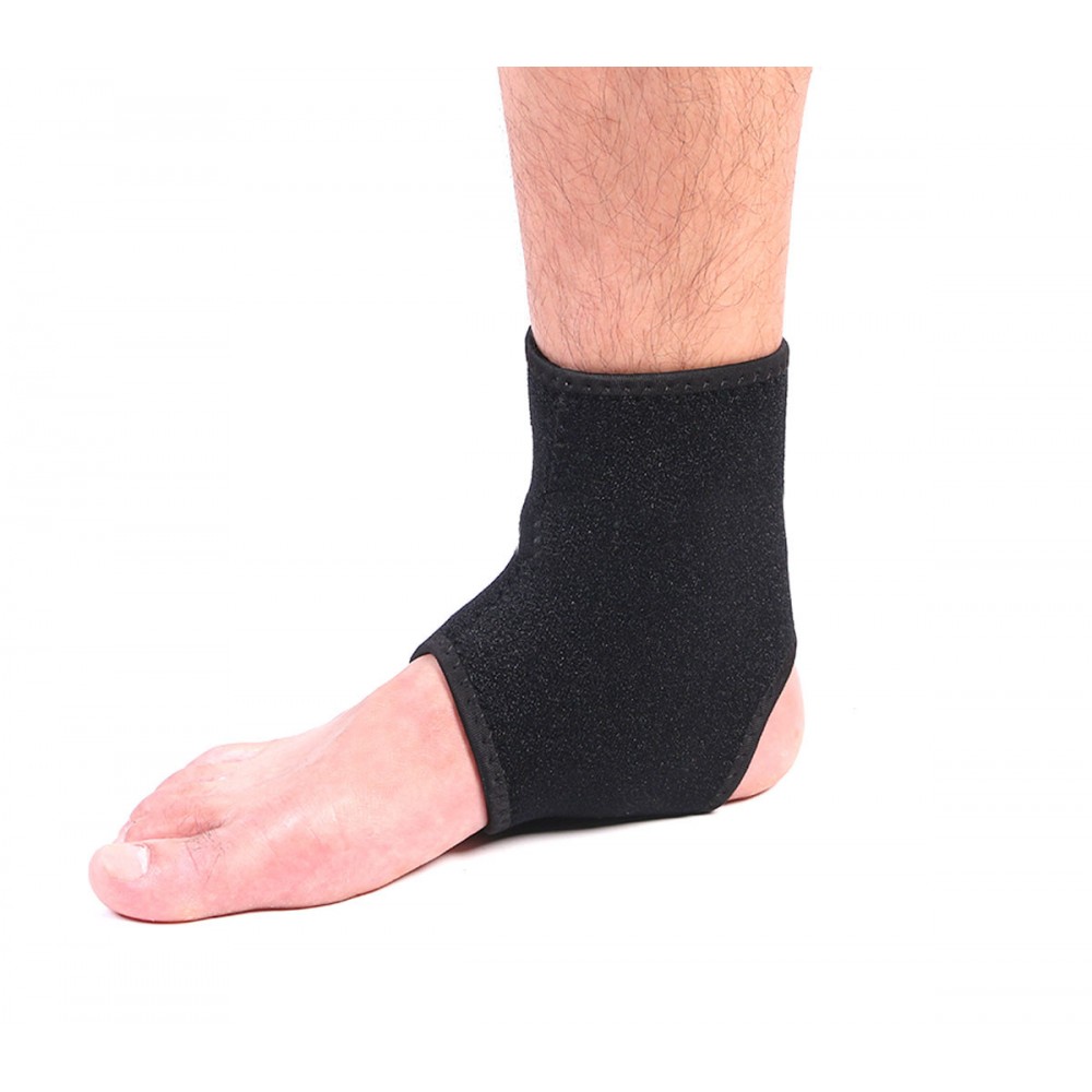 SBK 705 Support bandeau en néoprène pour cheville double fermeture velcro noir