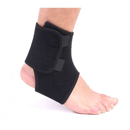 SBK 705 Support bandeau en néoprène pour cheville double fermeture velcro noir SBK 705 Support bandeau en néoprène pour cheville double fermeture velcro noir