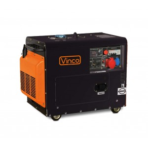 Générateur de courant 60230 VINCO diesel 5,5KW SILENCIEUX monophasé FULL POWER