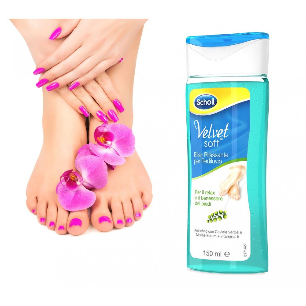 3018784 Dr. Scholl Velvet doux élixir relaxan et bien-être pour les pieds 150 ml