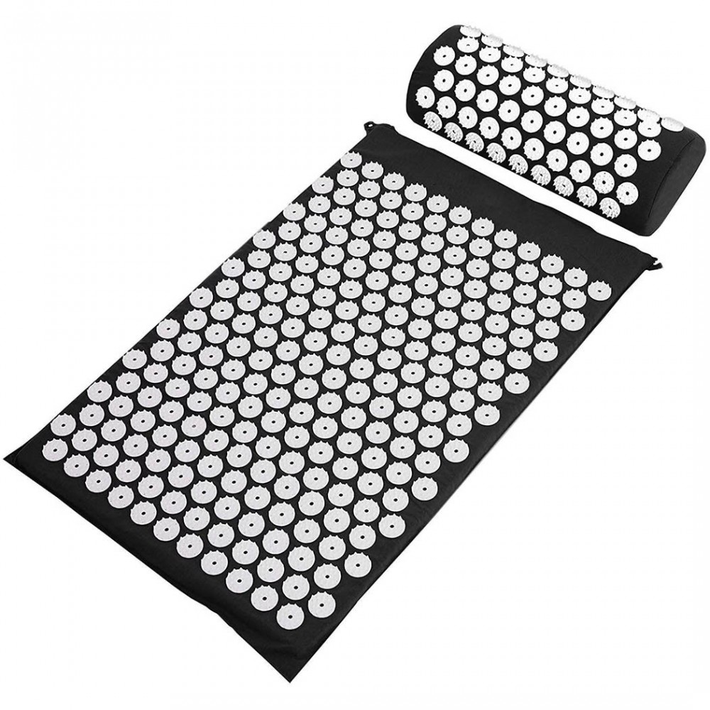 Tapis d’acupression et coussin 303302 posture dos détendre les muscles