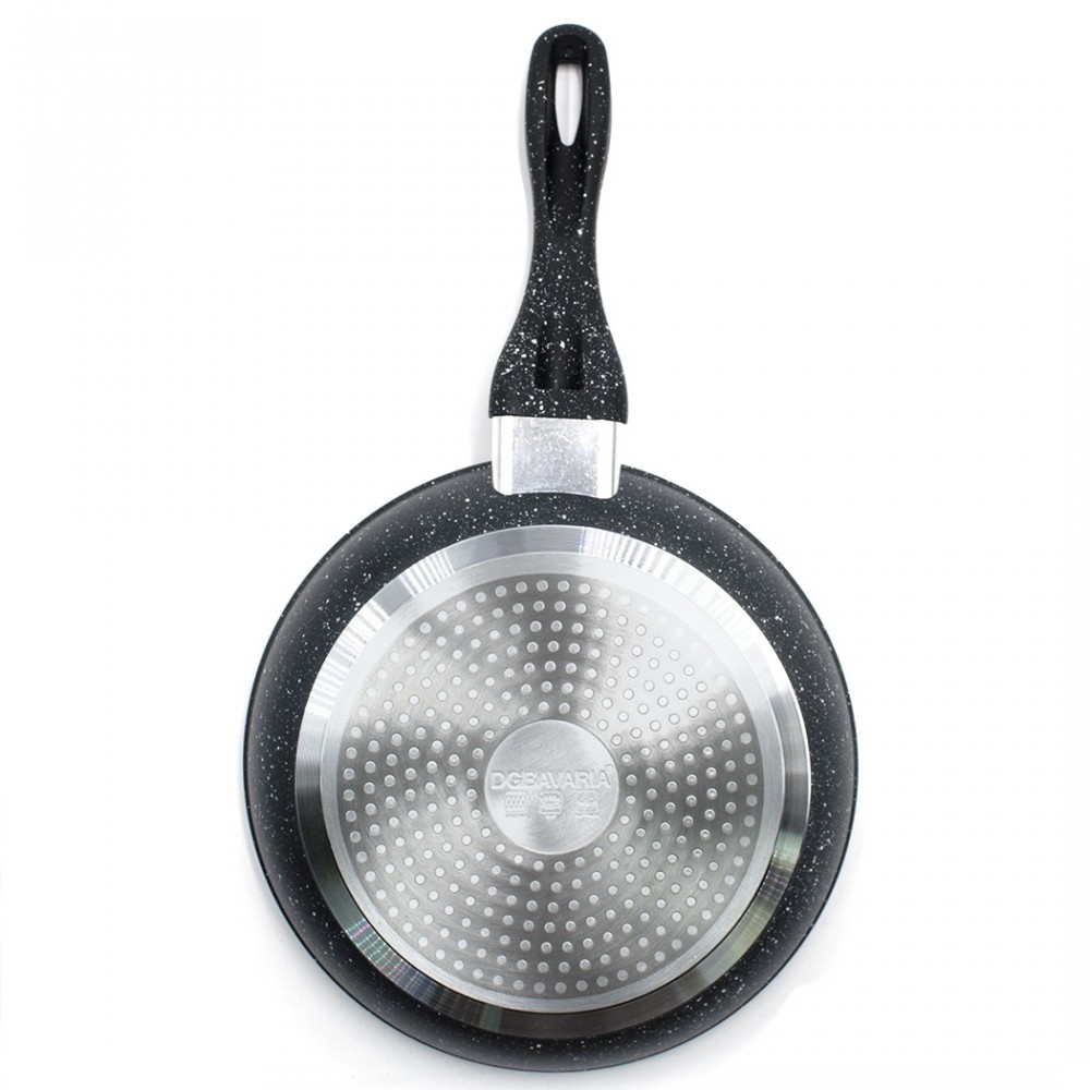 354001 DGBAVARIA Set de 3 poêles en pierre...