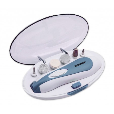22255-Set manucure et pédicure électrique avec 6 accessoires - Telefunken