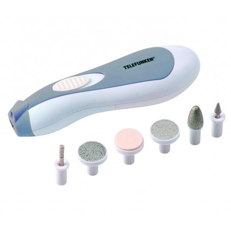 22255-Set manucure et pédicure électrique avec 6 accessoires - Telefunken