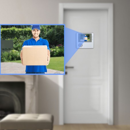 Écran électronique caméra display digital couleur LCD 2,8 " zoom 3x peephole