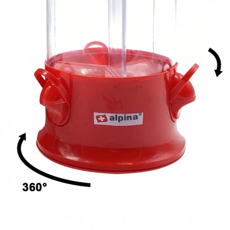 Distributeur de bonbons 113418 ALPINA base pivotant à 360 dB et 3 compartiments