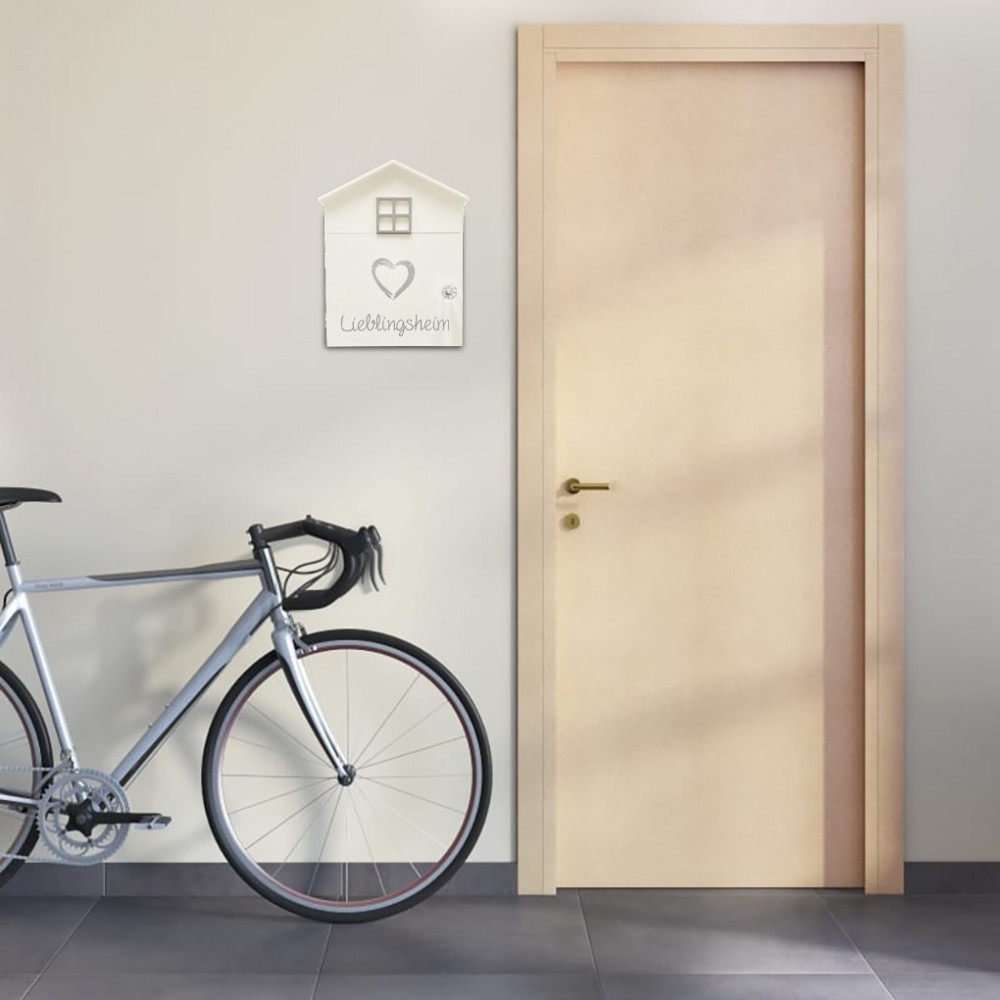 Boîte à clés 144234 en bois blanc 24 x 6 x 29.5...