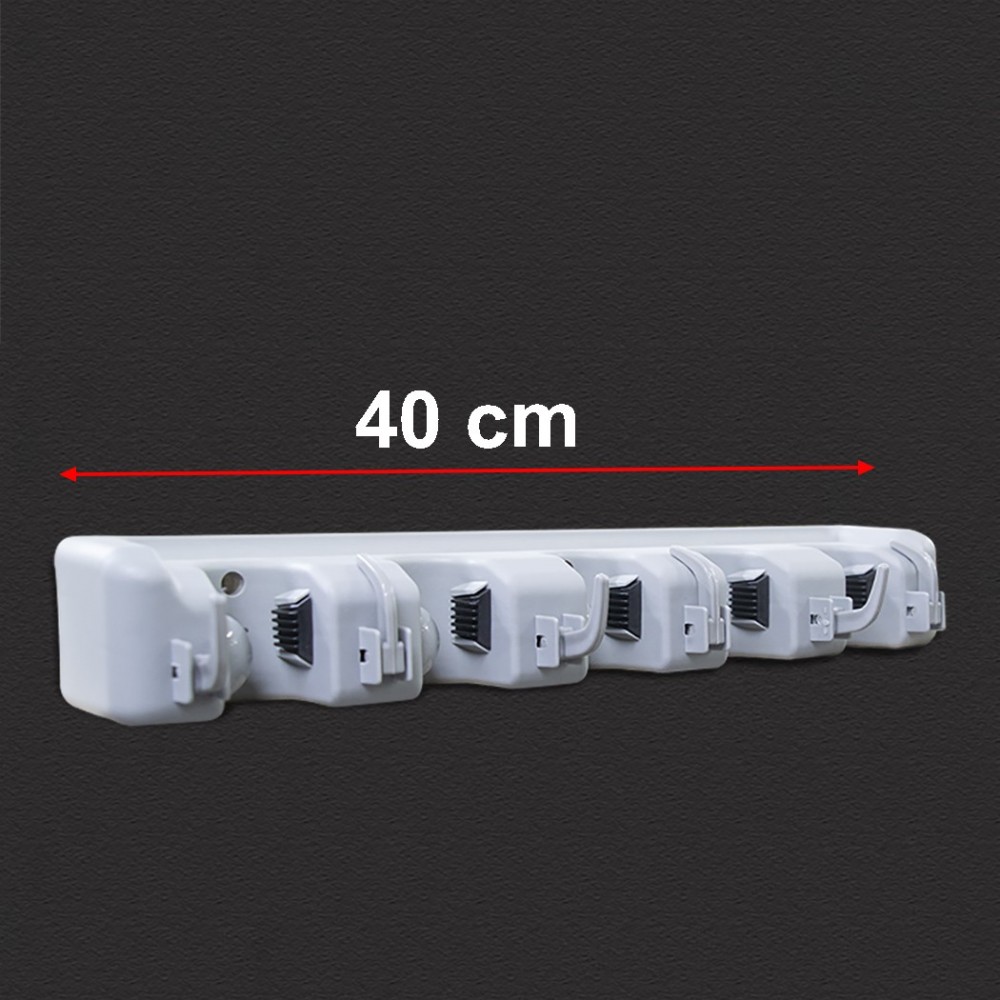 Porte-balais avec 6 crochets d’économie...