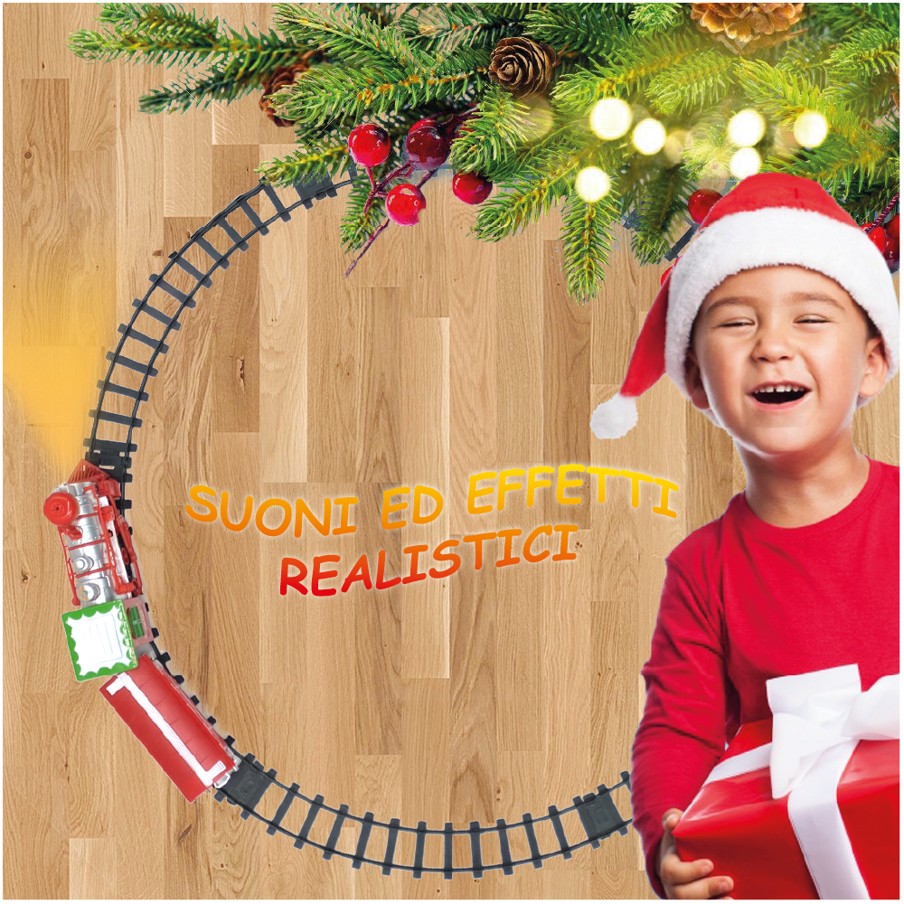 Train de Noël et piste 556234 circonférence de...