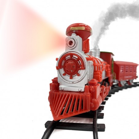 Train de Noël et piste 556234 circonférence de 75cm avec lumières et des sons