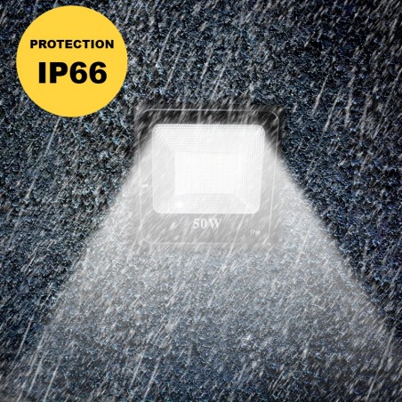Phare extérieur led mur lumière 50W étanche 115837 IP66 6500K lumière froide