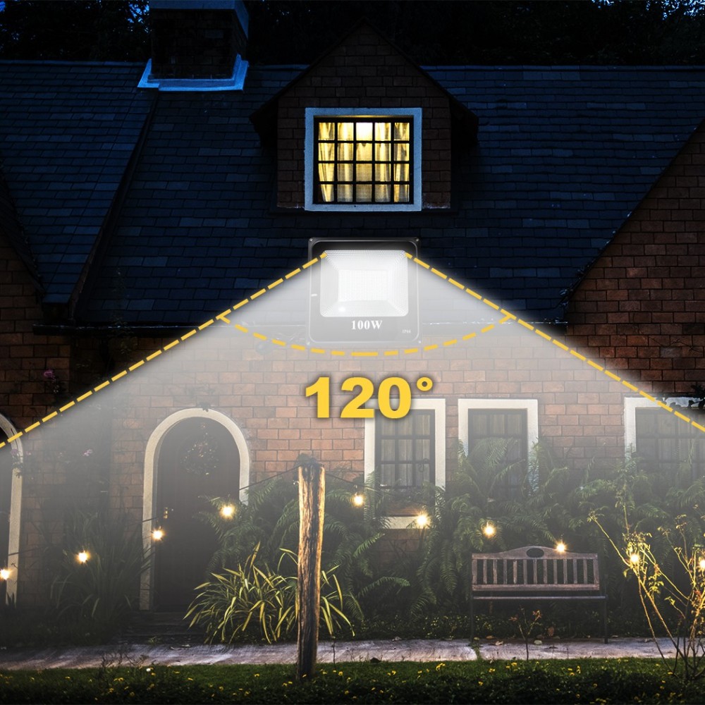 Phare extérieur led mur lumière 100W étanche...