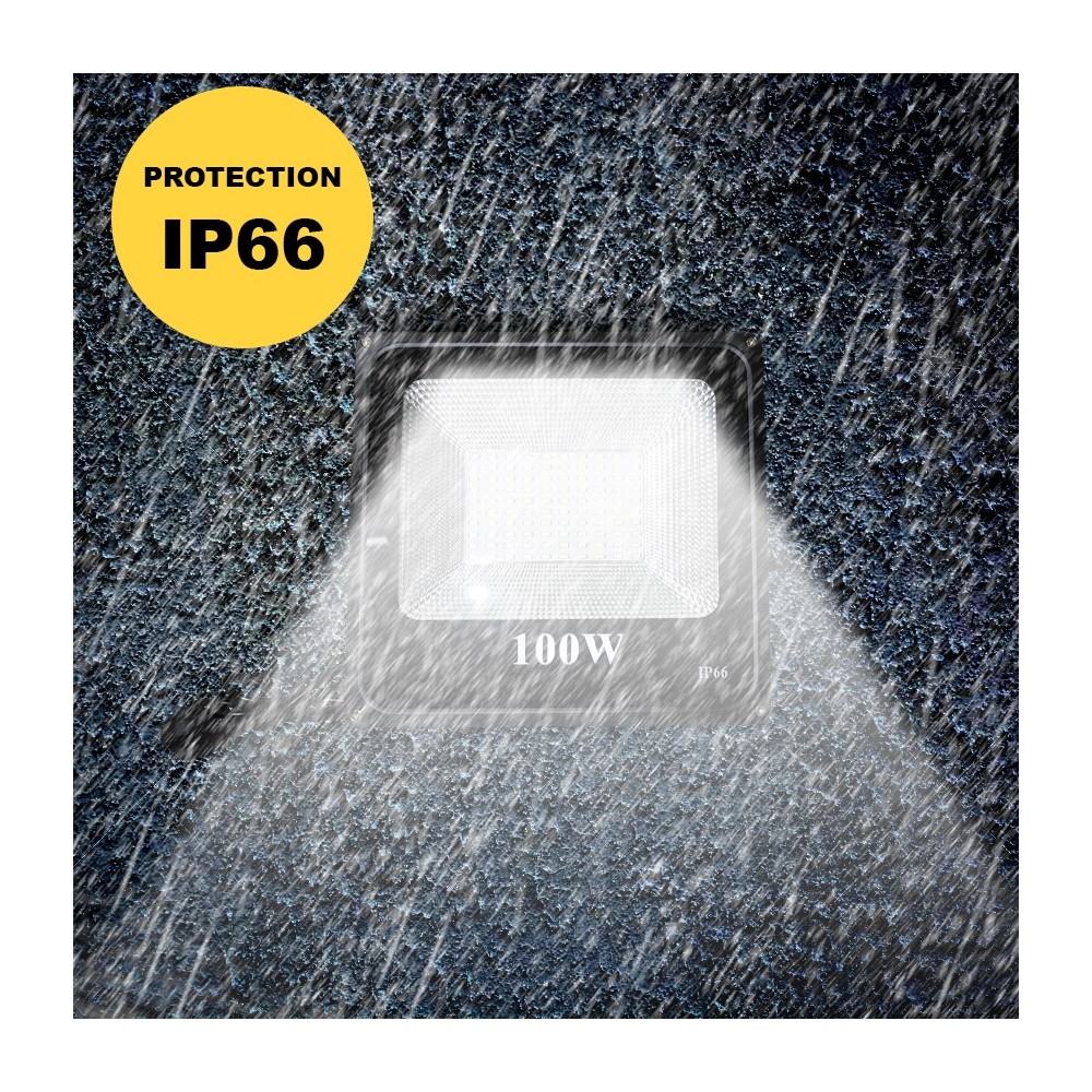 Phare extérieur led mur lumière 100W étanche...