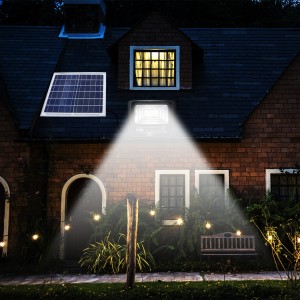 Phare led avec recharge solaire 40W étanche IP67 FB-8840... 2
