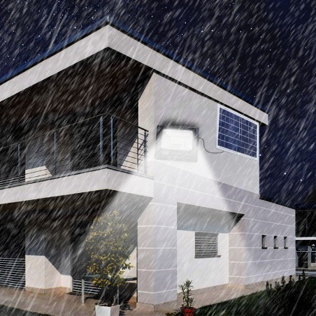 Phare led avec recharge solaire 60W étanche IP67 FB-8860 6500K lumière froide