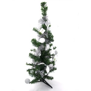 Arbre de Noël de table 343636 vert et 60H cm gris avec... 2