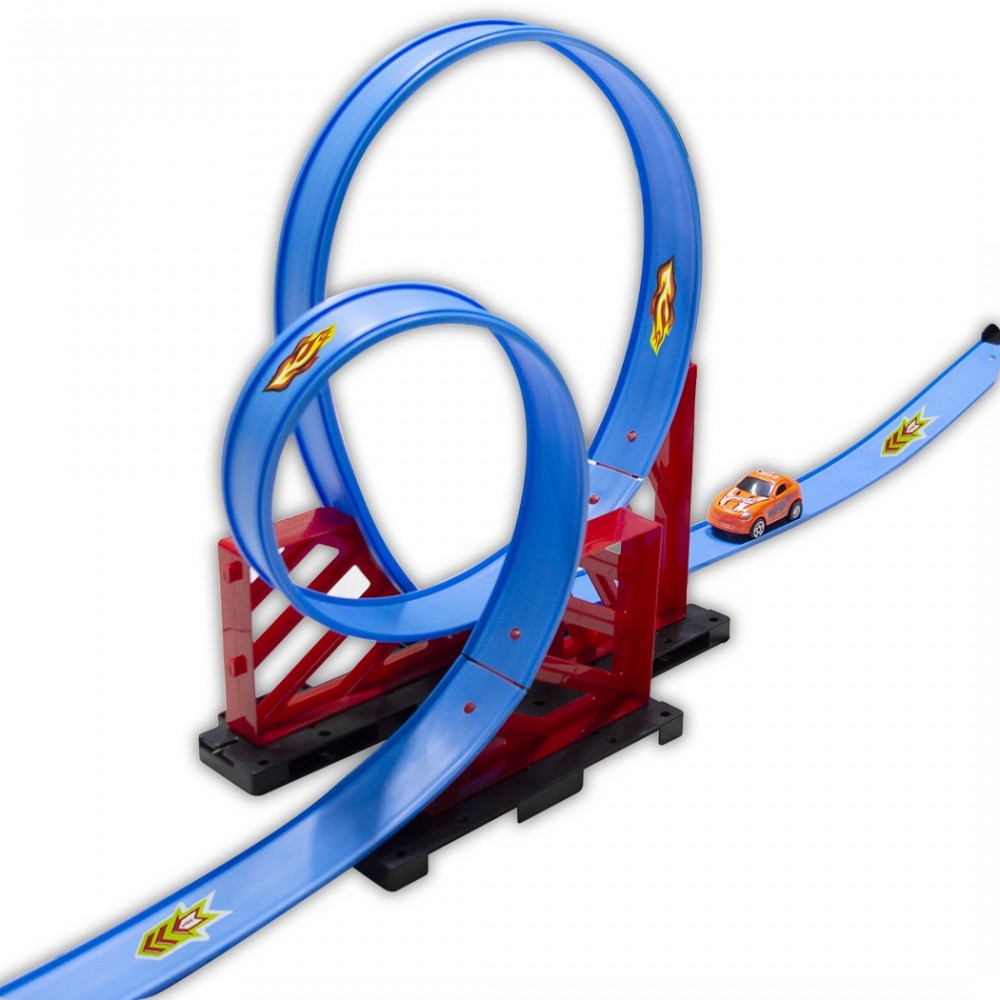 Piste circuit TRACK RACING 2,5 mt jouet enfants 100019 avec voiture