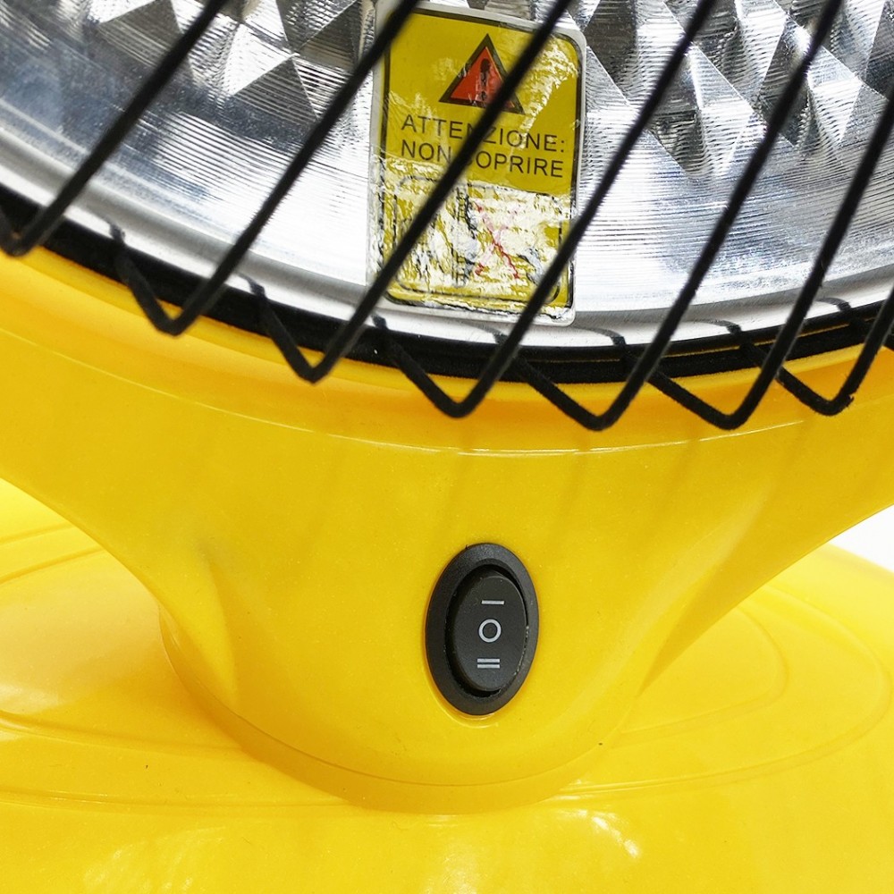 Poêle au carbone à parabole 600W Zenith 383004...