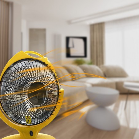 Poêle au carbone à parabole 600W Zenith 383004 diamètre 30cm faible consommation