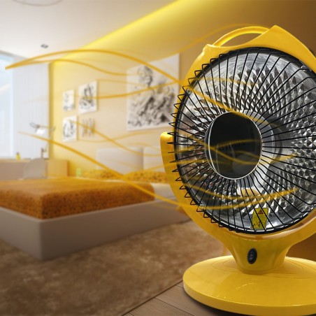 Poêle au carbone à parabole 600W Zenith 383004 diamètre 30cm faible consommation