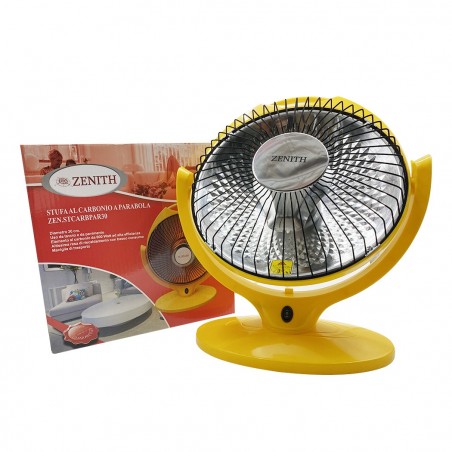 Poêle au carbone à parabole 600W Zenith 383004 diamètre 30cm faible consommation